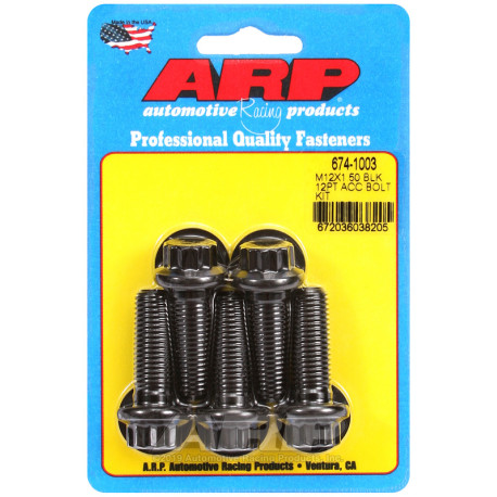 Bulloneria ARP ARP viti (testa a 12 punte, neri), M12×1.50 × 35 mm | race-shop.it