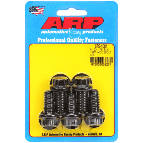 Bulloneria ARP ARP viti (testa a 12 punte, neri), M12×1.75 × 25 mm | race-shop.it