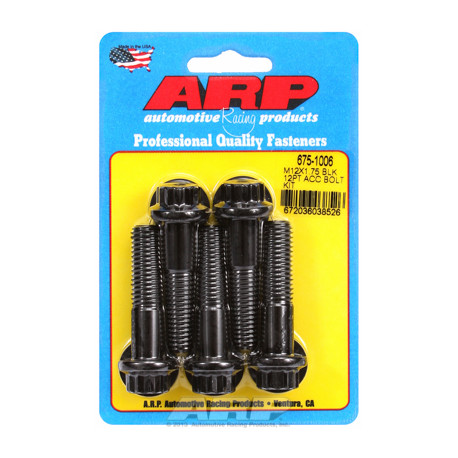 Bulloneria ARP ARP set di bulloni M12 X 1.75 X 50 ossido nero 12pt | race-shop.it