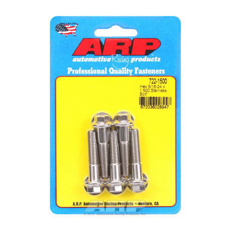 Bulloneria ARP "5/16""-24 x 1.500 Esagonale SS bulloni" (5pz) | race-shop.it