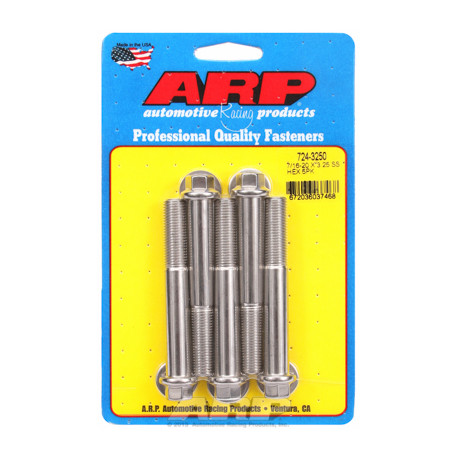 Bulloneria ARP "7/16""-20 x 3.250 Esagonale SS bulloni" (5pz) | race-shop.it