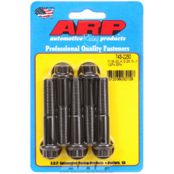 "7/16""-20 x 2.250 12pt ossido nero bulloni" (5pz)