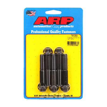 Bulloneria ARP "7/16""-20 x 2.500 12pt ossido nero bulloni" (5pz) | race-shop.it