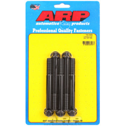 "7/16""-20 x 4.000 12pt ossido nero bulloni" (5pz)