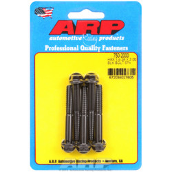 "1/4""-28 x 2.000 Esagonale ossido nero bulloni" (5pz)