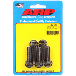 "3/8""-24 x 1.250 Esagonale ossido nero bulloni" (5pz)