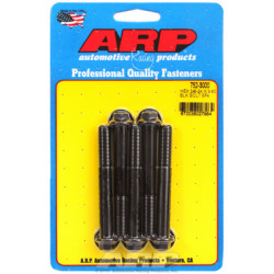 "3/8""-24 x 3.000 Esagonale ossido nero bulloni" (5pz)