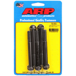 "3/8""-24 x 3.500 Esagonale ossido nero bulloni" (5pz)