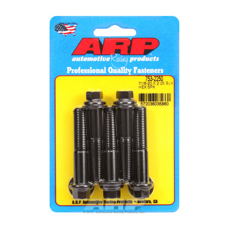 Bulloneria ARP "7/16""-20 x 2.250 Esagonale ossido nero bulloni" (5pz) | race-shop.it