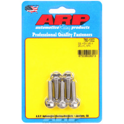 M6 x 1.00 x 25 Esagonale SS bulloni (5pz)