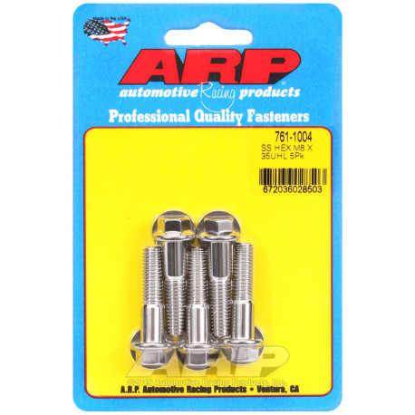 Bulloneria ARP ARP viti (inox, testa esagonale), M8×1.25 × 35 mm, 5 pz | race-shop.it