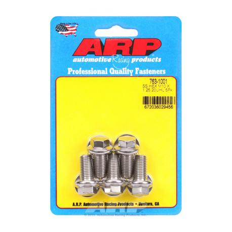 Bulloneria ARP M10 x 1.25 x 20 Esagonale SS bulloni (5pz) | race-shop.it