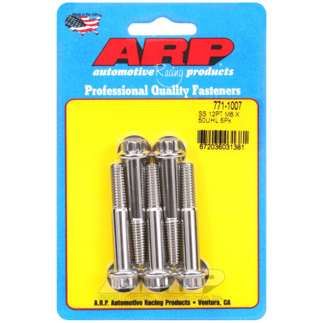 Bulloneria ARP ARP viti (inox, testa a 12 punte), M8×1.25 × 50 mm, 5 pz | race-shop.it