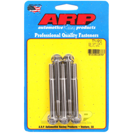 Bulloneria ARP ARP viti (inox, testa a 12 punte), M8×1.25 × 75 mm, 5 pz | race-shop.it