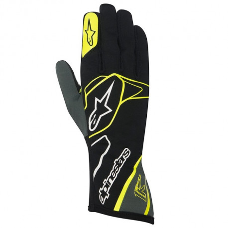 Guanti Alpinestars Tech 1 K guanti, nero-bianco-giallo | race-shop.it