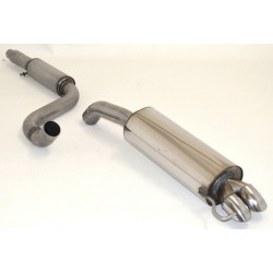 3"(76mm) Sistema di scarico (acciaio inox) AUDI A3 VW Beetle VW Golf, Bora (981012-X3-VA1)