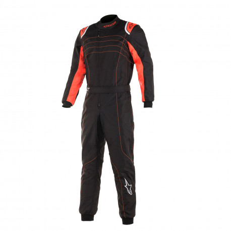 Tute Tuta da karting omologata CIK-FIA ALPINESTARS KMX-9 V2, arancione | race-shop.it