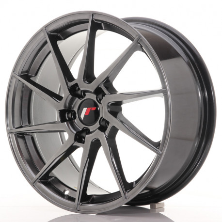 Cerchi in lega Japan Racing JR36 18x8 ET35 5x120 Hyper Nero | race-shop.it