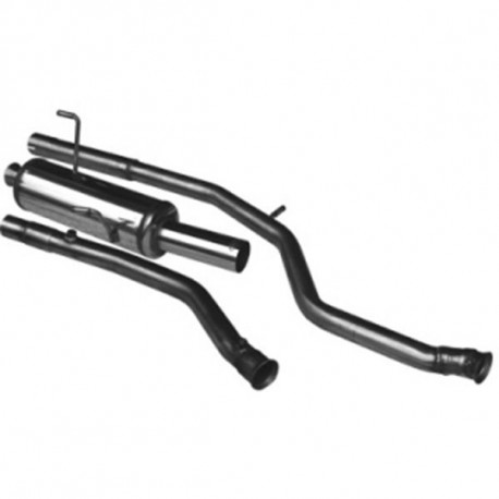 Cat backs RACES Sistema di scarico Cat back per Peugeot 206 RC 2.0 16V (Grp A) 63mm | race-shop.it