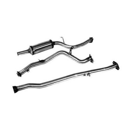 Cat backs RACES Sistema di scarico Cat back per Subaru Impreza 2.0 GT av 2000 (GrpN) 60mm | race-shop.it