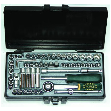 Set di bussole FORCE - Kit di prese e chiave dinamometrica - SET - 1/4" (57 pezzi) | race-shop.it