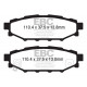 Freni EBC EBC Pastiglie posteriori Ultimax OEM di ricambio DP1584 | race-shop.it