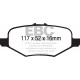 Freni EBC EBC Pastiglie posteriori Ultimax OEM di ricambio DP1887 | race-shop.it