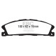 Freni EBC EBC Pastiglie anteriori Greenstuff 2000 Sport DP21886 | race-shop.it