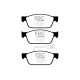 Freni EBC EBC Pastiglie anteriori Greenstuff 2000 Sport DP22096 | race-shop.it