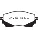 Freni EBC EBC Pastiglie anteriori Greenstuff 2000 Sport DP22170 | race-shop.it
