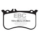 Freni EBC EBC Pastiglie anteriori Redstuff Ceramic DP32138C | race-shop.it