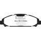 Freni EBC EBC Pastiglie anteriori Redstuff Ceramic DP33039C | race-shop.it