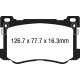 Freni EBC EBC Pastiglie anteriori Yellowstuff Street + Track DP43048R | race-shop.it