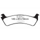 Freni EBC EBC Pastiglie posteriori Elite Truck and SUV DP61608 | race-shop.it