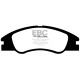 Freni EBC EBC Pastiglie anteriori Greenstuff 2000 Sport DP21568 | race-shop.it