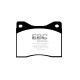 Freni EBC EBC Pastiglie anteriori Redstuff Ceramic DP3753/2C | race-shop.it