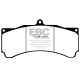Freni EBC EBC Pastiglie anteriori Redstuff Ceramic DP3032C | race-shop.it