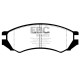 Freni EBC EBC Pastiglie anteriori Redstuff Ceramic DP3839C | race-shop.it