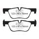 Freni EBC EBC Pastiglie posteriori Redstuff Ceramic DP32132C | race-shop.it