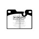 Freni EBC EBC Pastiglie posteriori Redstuff Ceramic DP3346C | race-shop.it