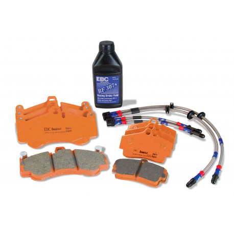 Freni EBC EBC Orange kit PLK1011R - pastiglie freno, tubi freno, liquido freno | race-shop.it