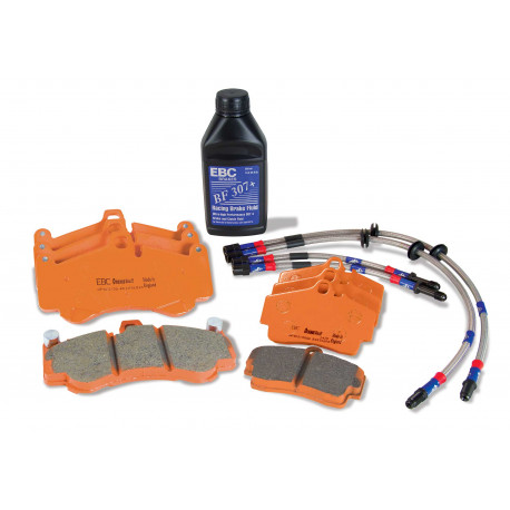 Freni EBC EBC Orange kit PLK1431R - pastiglie freno, tubi freno, liquido freno | race-shop.it