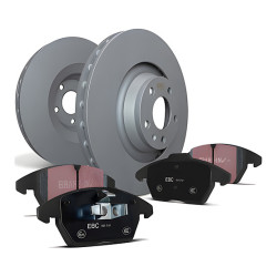 Kit anteriore EBC PDKF1234 - Dischi Premium OE + pastiglie freno Ultimax OE