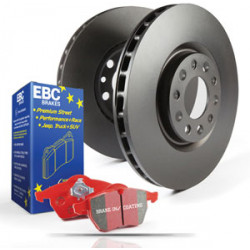 Kit anteriore EBC PD02KF193 - Dischi Premium OE + pastiglie freno Redstuff Ceramic