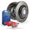 Predná sada EBC PD07KF085 - Brzdové kotúče Ultimax Grooved + brzdové dosky Redstuff Ceramic