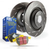 Zadná sada EBC PD08KR241 - Brzdové kotúče Ultimax Grooved + brzdové dosky Yellowstuff 