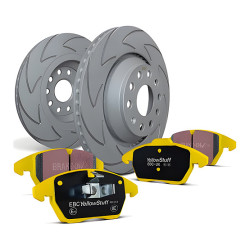 Kit posteriore EBC PD18KR020 - Dischi BSD Scanalati + pastiglie freno Yellowstuff