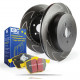 Freni EBC Kit posteriore EBC PD18KR024 - Dischi BSD scanalati + pastiglie Yellowstuff | race-shop.it