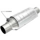 Catalizzatori universali Catalizzatore universale MAGNAFLOW 541335 Euro 5 - 57mm | race-shop.it