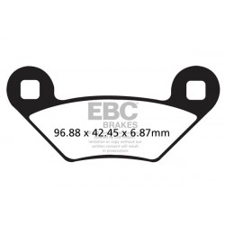 EBC Pastiglie freno Carbon TT FA475TT